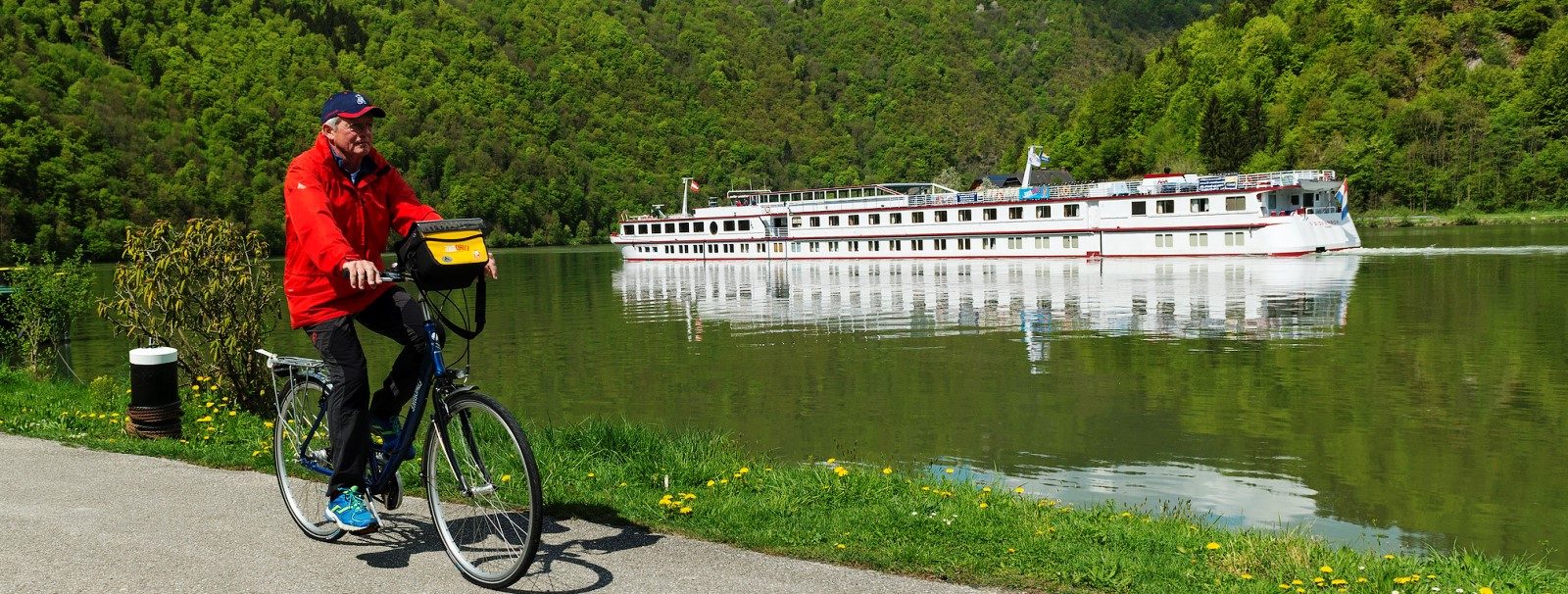 Smukt cykelkrydstogt på Donau